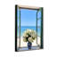 Paysage et nature avec vue sur l'océan et fleurs-358769676