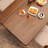 Retro-style walnut wood dining table-2018915203