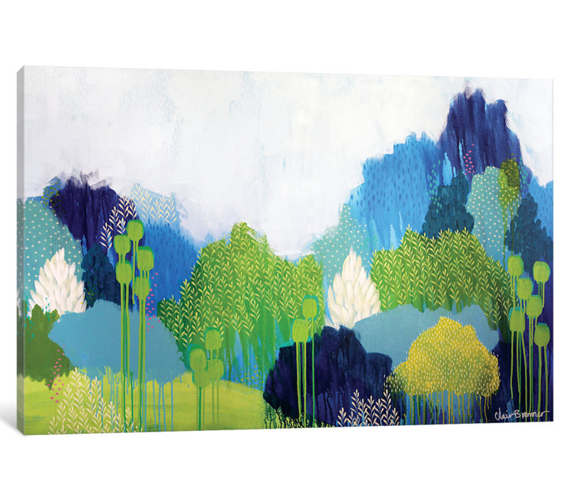 « passing through », reproduction d’art sur toile, H 8 po x l 12 po x P 0,75 po