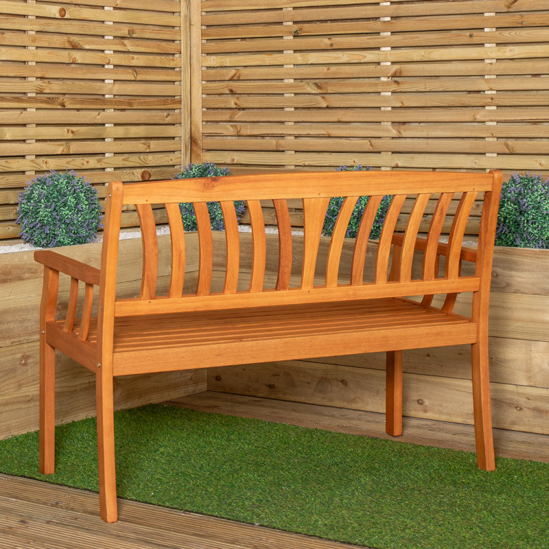 Solid Wood Fir Outdoor Bench