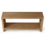 Console moderne de style campagnard à deux niveaux avec tablette ouverte et grand espace de rangement, idéale pour l'entrée, le salon, le couloir ou derrière un canapé. Parfait pour l'entrée, le salon ou pour se placer derrière un canapé.-1880679019
