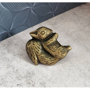 Antique Bronze Large Squirrel Knob