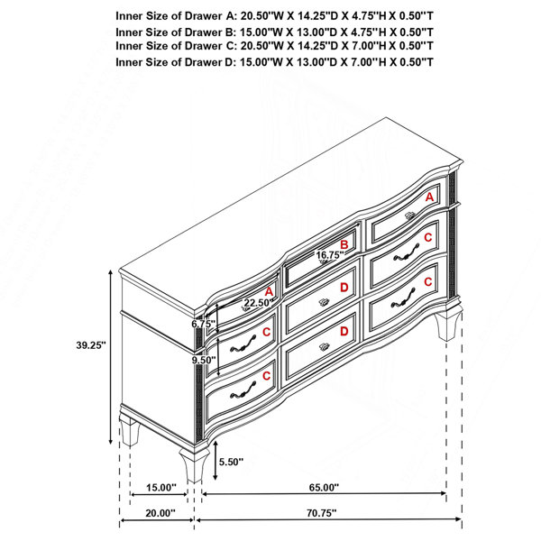 Dimensions du produit