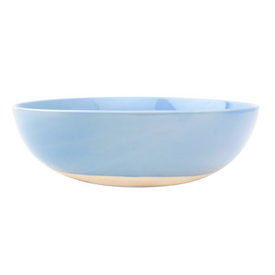 Shell Bisque Porcelain Serving Bowl