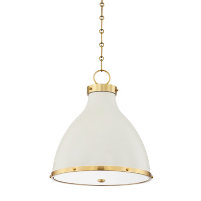 Painted No. 3 2 Light Small Pendant By Mark D. Sikes