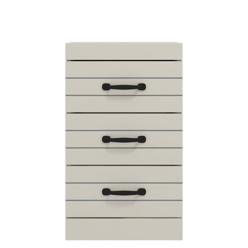 Allington Bedside Table, Light Grey