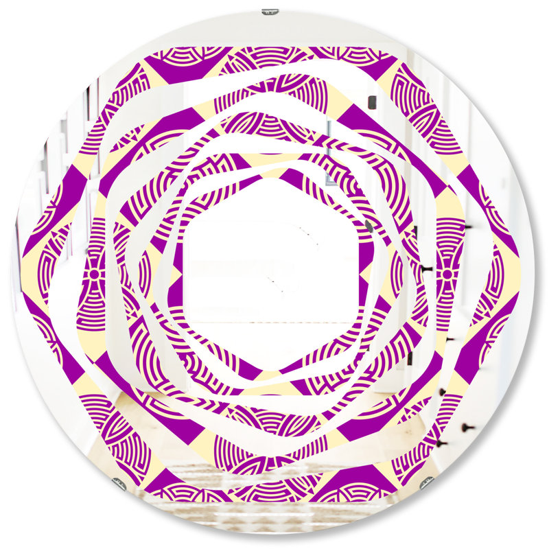 Miroir mural Whirl, H 31,5 po x l po