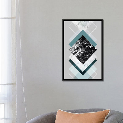 « geometric textures viii » par mareike böhmer, impression sur toile tendue