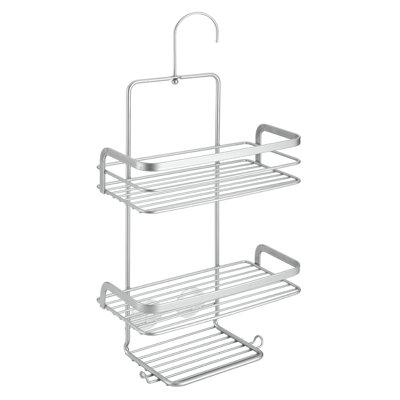 Viva Bathroom Shelf With 3 Levels Silver