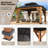 15 Ft. X 13 Ft. Aluminum Patio Gazebo