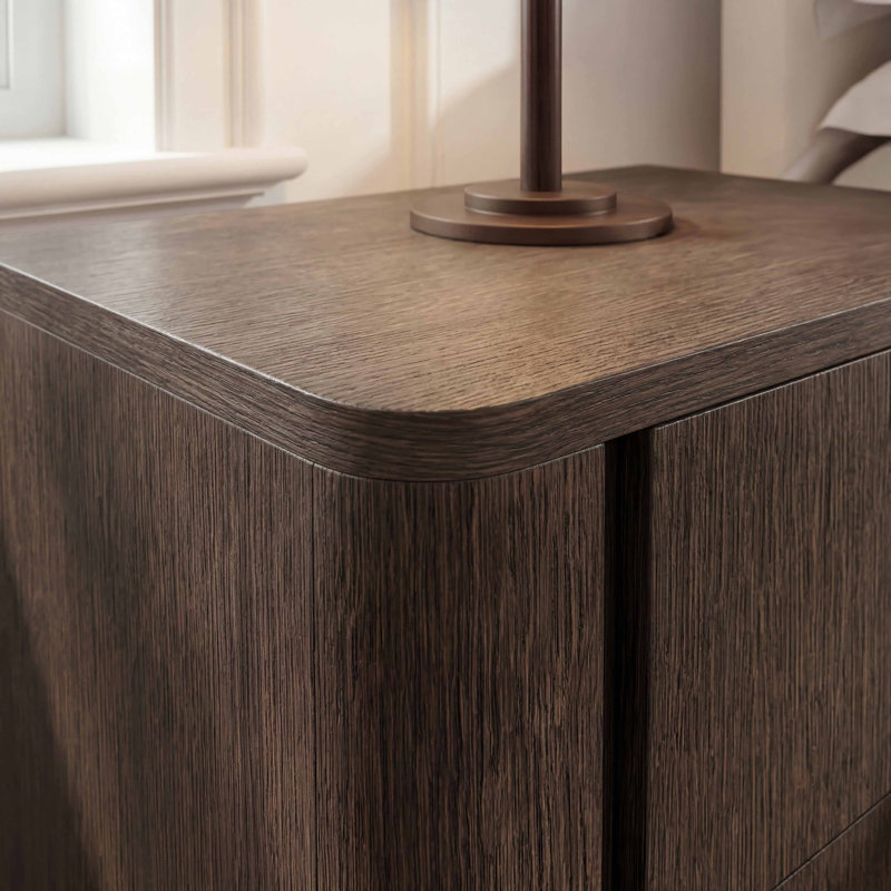 Lisbon 2 - Drawer Nightstand, Brown