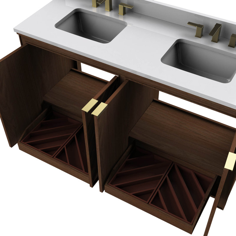 FLW Progression Wood Sink Vanity, 60