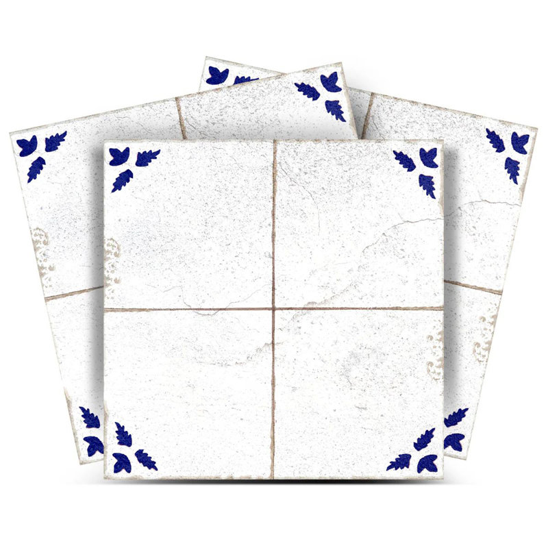 Carreau de mosaïque auto-adhésif en vinyle 4 po x 4 po