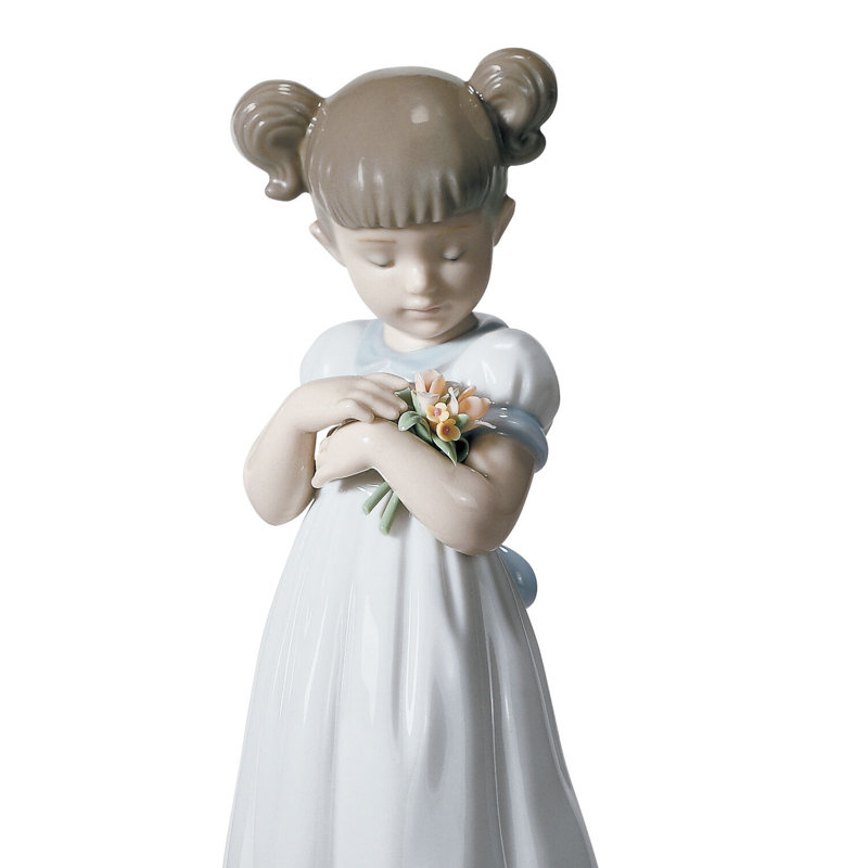 Flowers for Mommy Girl Figurine