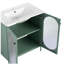 Meuble-lavabo autoportant de 30 pouces avec comptoir en céramique