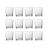 Fortessa Basics Arcade Everyday Stackable Quality Super Clear Glassware Kitchen And Barware Great For: Mixed Drinks/Cocktails, Water, Juice, Iced Tea, Soft Drinks., Double Old Fashioned/Rocks, 13 Ounce