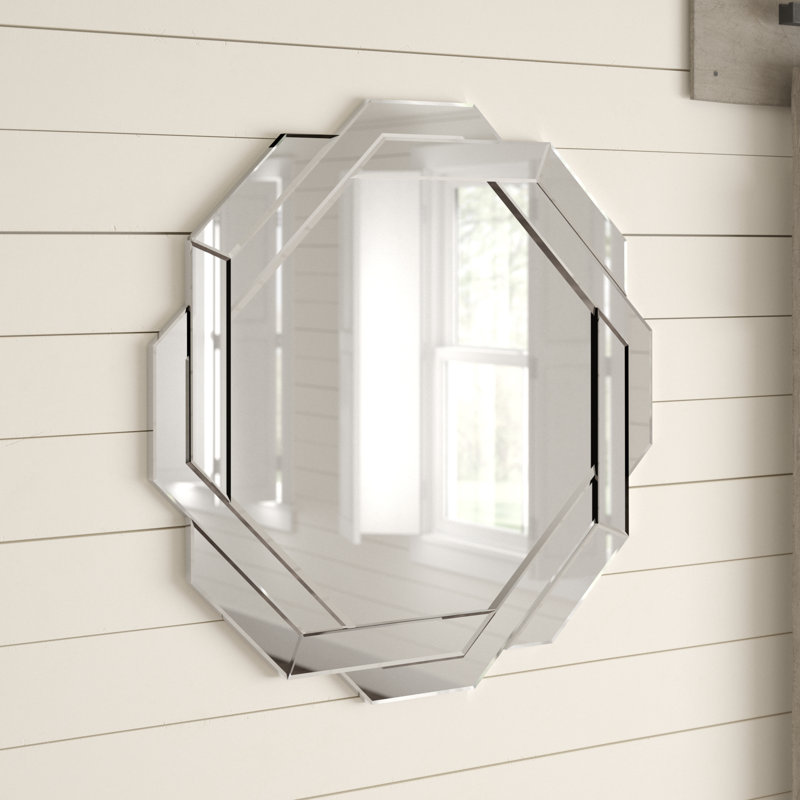 Miroir octogonal Junction - petit, 24 po X 24 po