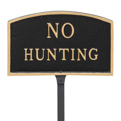 Weather Resistant Metal Garden Sign