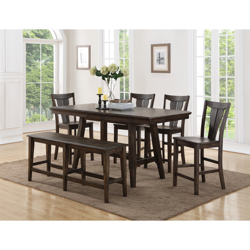 Ondina Solid Wood Counter Stool