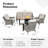 Kremmling Premium All-Weather Wicker 7 - Person Patio Conversation Set with Cushions-916831025