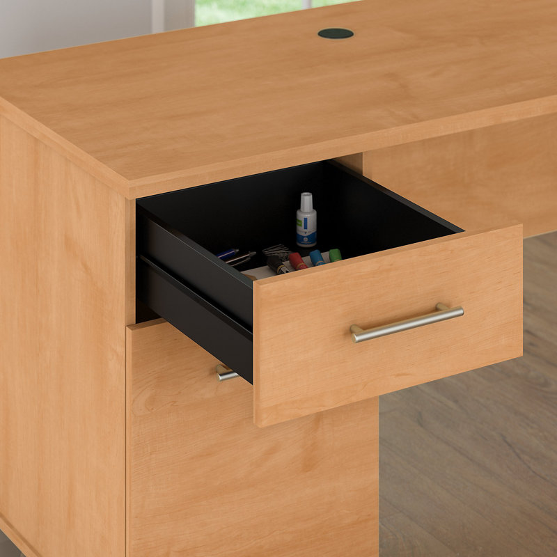 Bureau avec huche Ovia, Croix d'érable