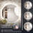 Adorna  Round Frameless Backlit Mirror, LED Bathroom Mirror with Dimmable Brightness, Anti-fog Function, 50000h Lifetime, Shatterproof Film-88783306
