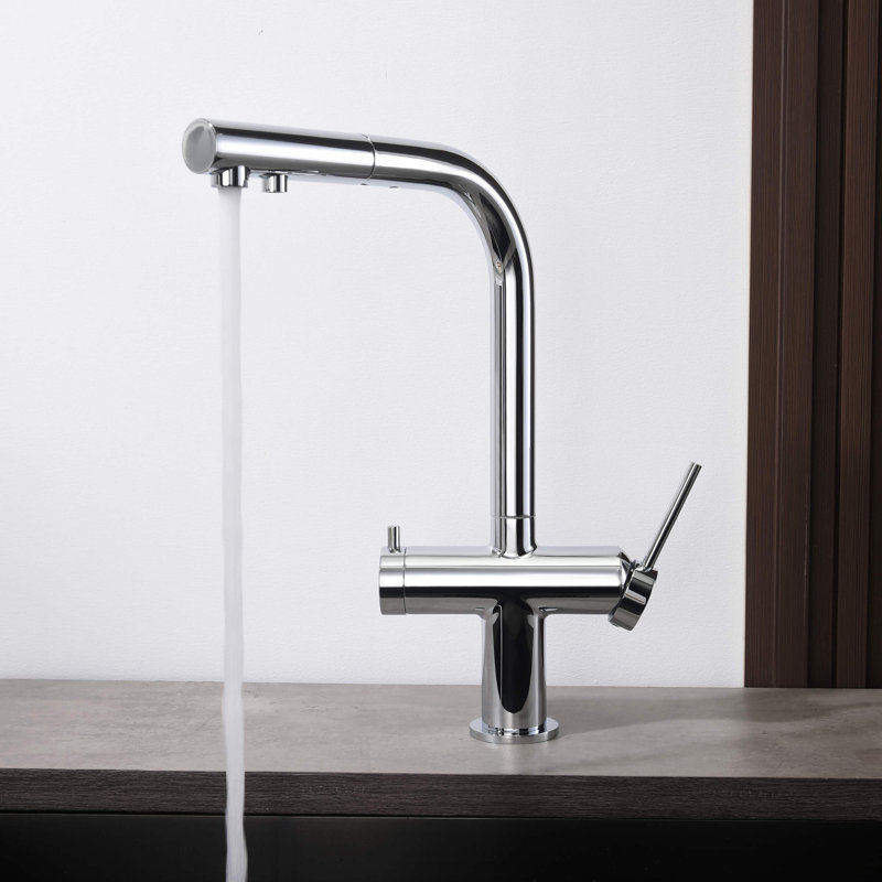 Robinet de cuisine à un trou KIBI, Chrome