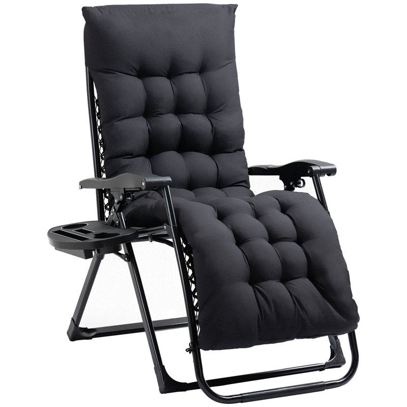 Fauteuil zéro gravité Frates, Noir