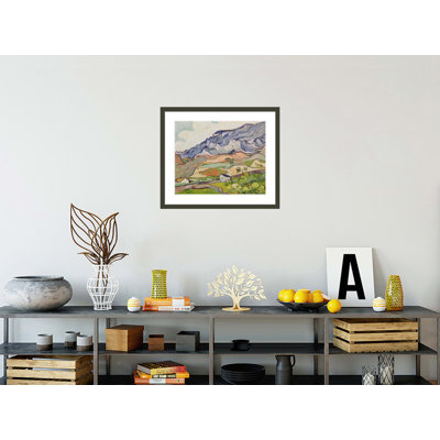 «The Alpilles» par Vincent van Gogh, impression giclée encadrée