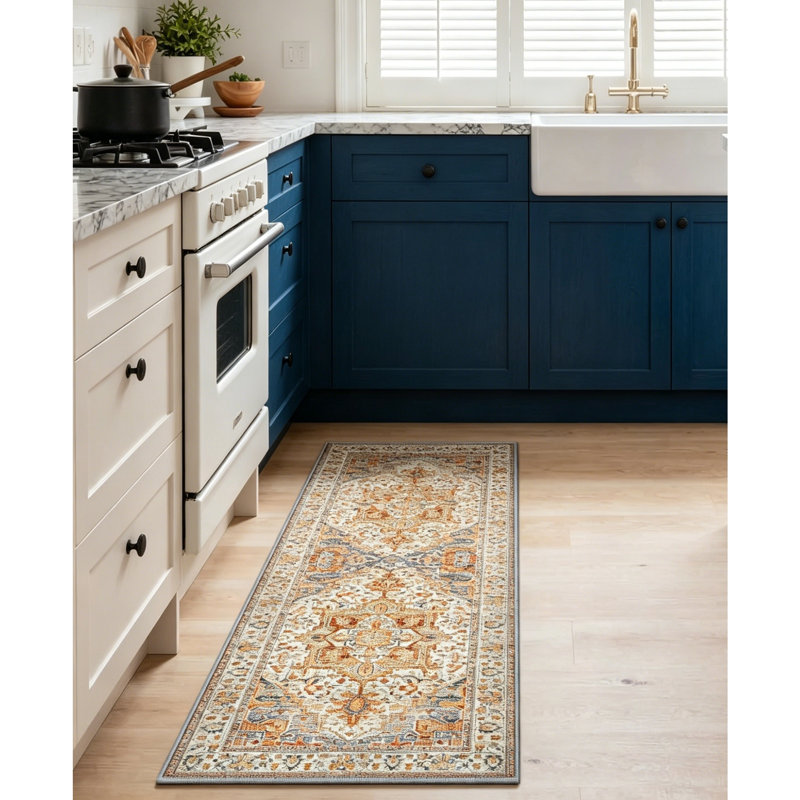 Tapis de sol antidérapant et lavable 2pk, Vert