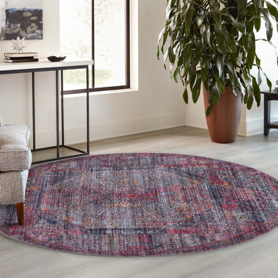 Tapis Hazelip - rouge et noir