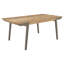 Ensemble de table de salle à manger Nisa, bois brun naturel, chaises-132426914-133133683