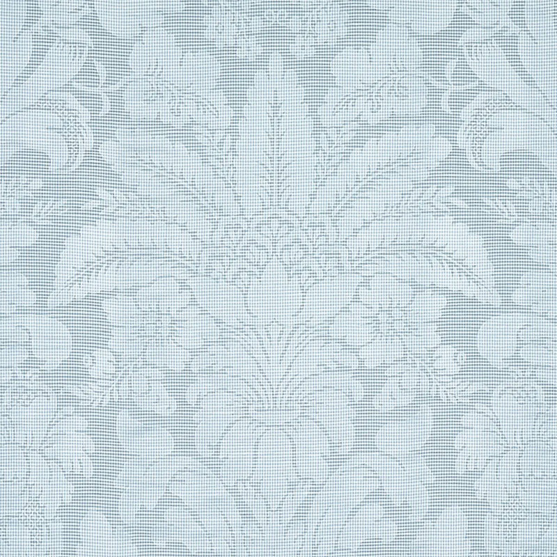 Colette Linen/Silk Damask Fabric, Chambray