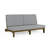 Patio Outdoor Sofa with Cushions-240230500-240230499