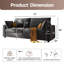 Canapé 71 po, causeuse moderne Mid-Century-953640891