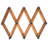 Amandra Solid Wood 10 - Hook Wall Mounted Coat Rack