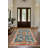 Azure Dreams Collection Digital Print Cotton-Polyester Blend Rug-1702057857