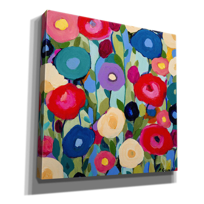 «Summer Solstice» sur toile par Carrie Schmitt, H 26 po x l 26 po x P 1,5 po
