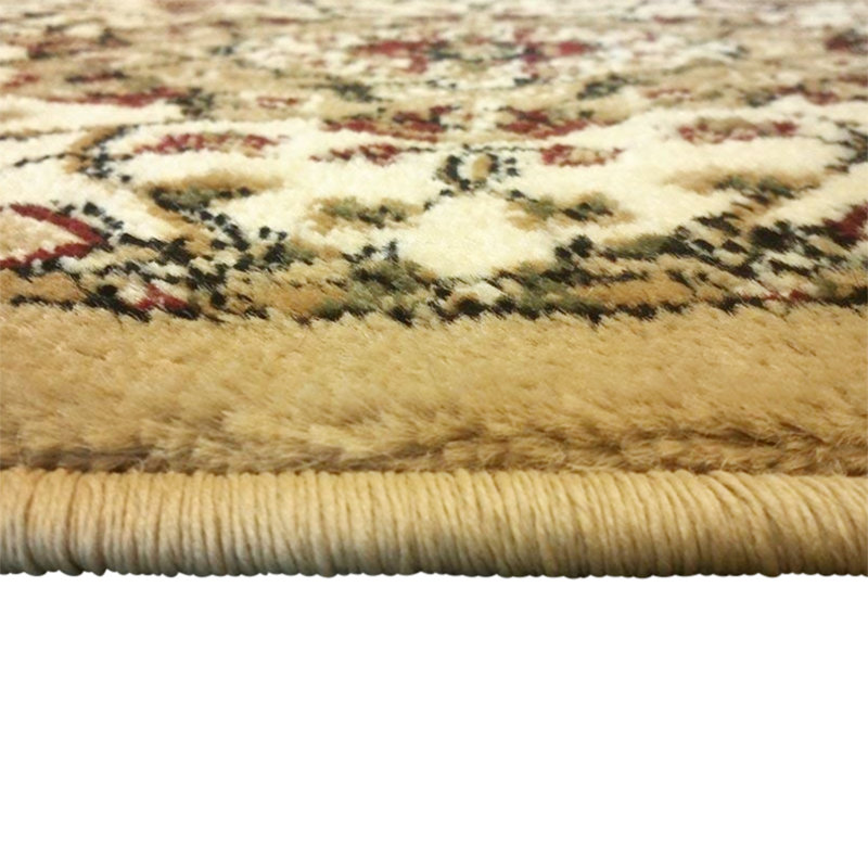 Damora Multipurpose Persian Style Olefin Medallion Motif Area Rug, Rectangle 2' x 3'