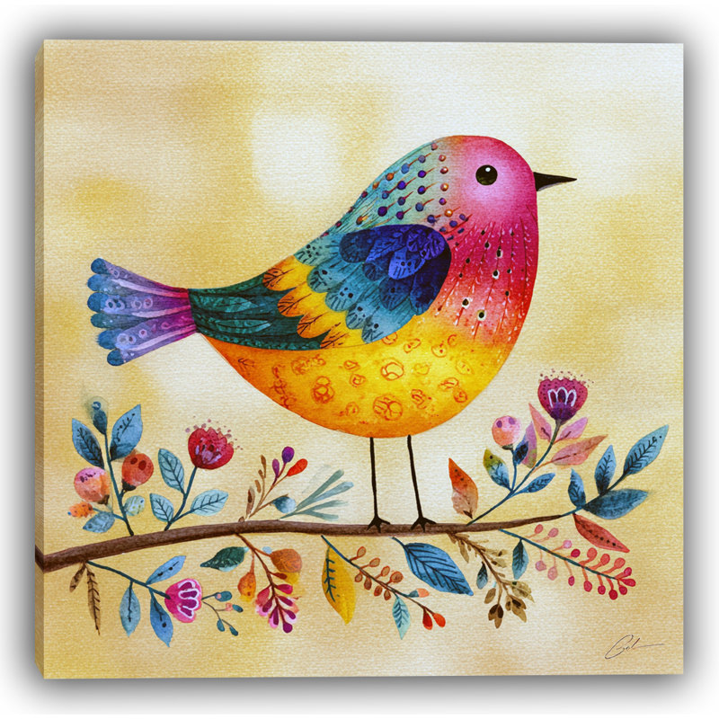 Coucher de soleil au coucher du soleil - oiseau coloré