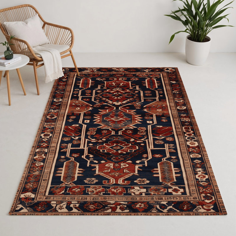 Tapis turc intérieur et extérieur noir, Rectangle 9 pi x 12 pi