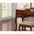 Classic 1Pc Vanity Set W Stool Drawers Open-Up Mirror Bedroom Furniture Unique Legs Cushion Seat Stool Vanity-1559006027
