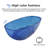 64'' x 29.6'' Freestanding Soaking Resin Bathtub
