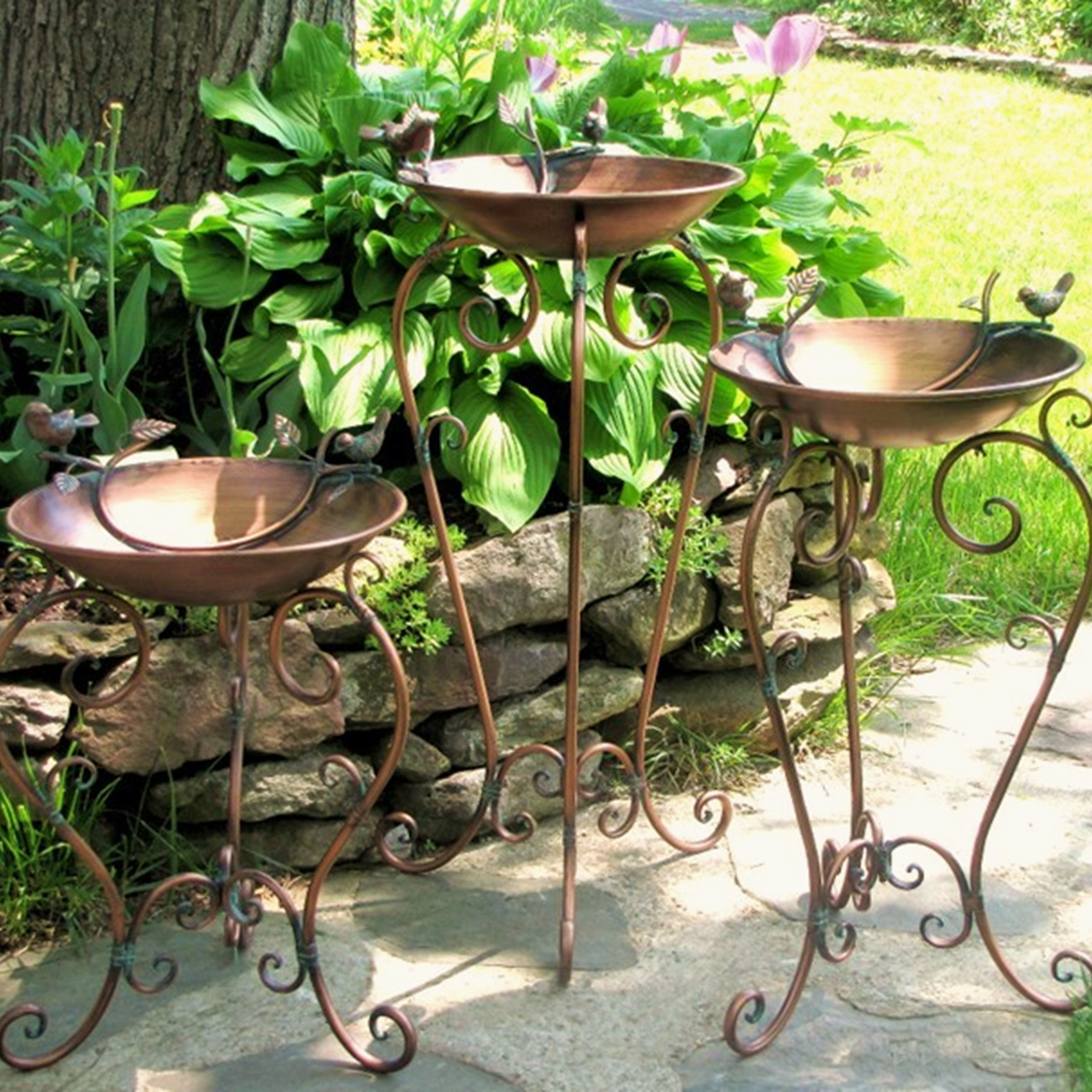 Bloomsbury Market Kateryna 3 Piece Antique Copper Finish Metal