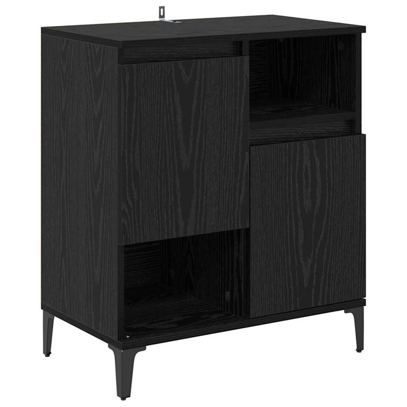 60 cm W Sideboard, Black Oak