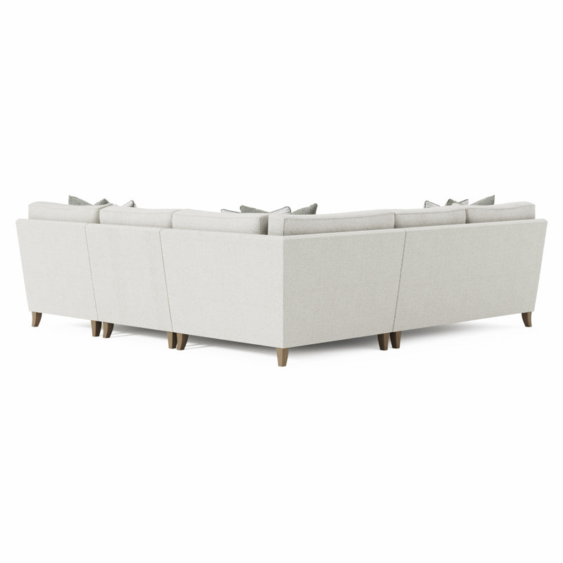 Bernhardt Mila 4-Piece Right Facing Fabric Sectional