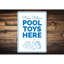 Enseigne en aluminium pour piscine-58622318