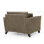 Chaise paresseuse brune en velours côtelé avec une bonne résilience, confortable pour la distribution de longues séances de lecture,-131139208