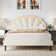Aisaiah Velvet Upholstere LED Platform Bed With Adjustable Headboard, Wood Beds Frame With Adjustable Headboard