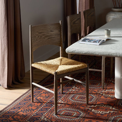 Ackman Dining Chair-Stained Saddle Brown